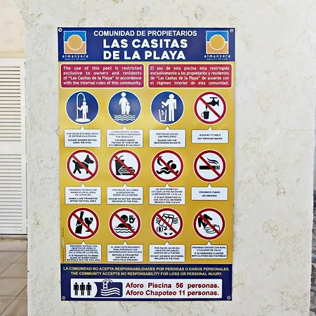 Hébergement de vacances Casitas De La Playa *